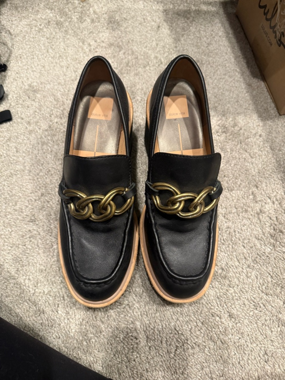 Dolce Vita Women's Brenan Platform Chain Loafers Women's Shoes